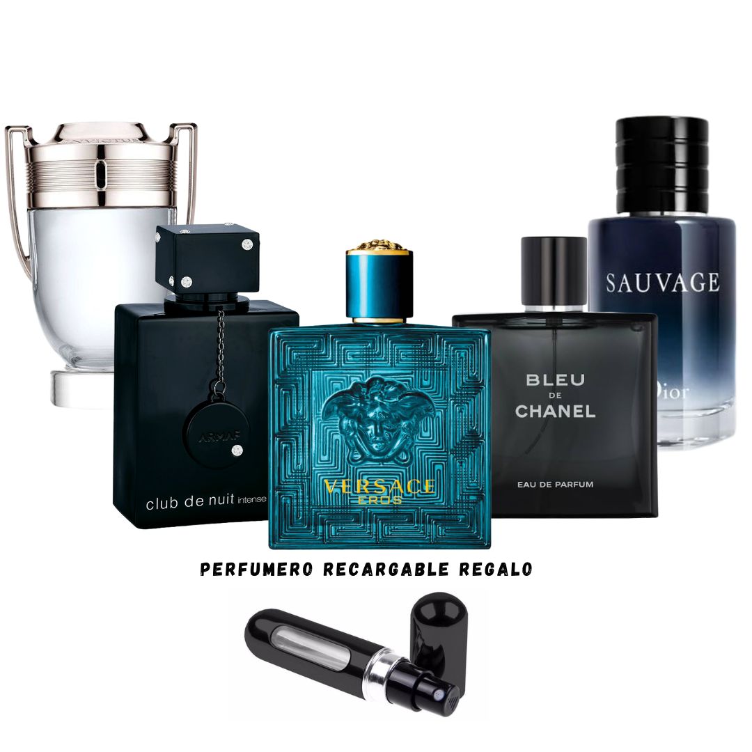 💥 PACK DE LUJO 5x1 – Los Perfumes Más Deseados + 1 Regalo Exclusivo
