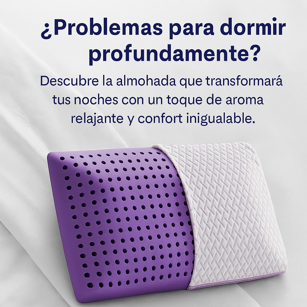TranquiPillow™ – Duerme profundo, despierta renovado