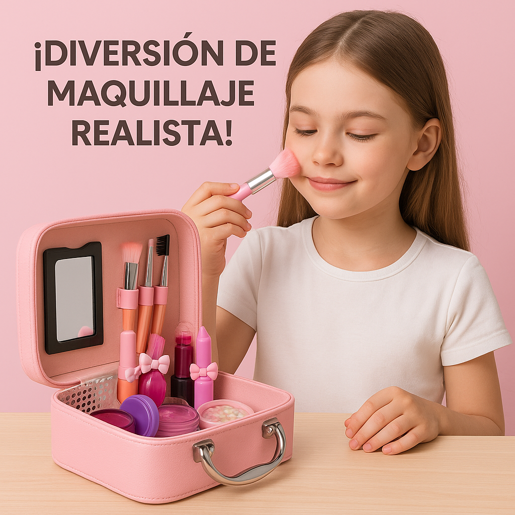Maquillaje de Niña Realista™ – El Set Completo Que Despierta Su Creatividad