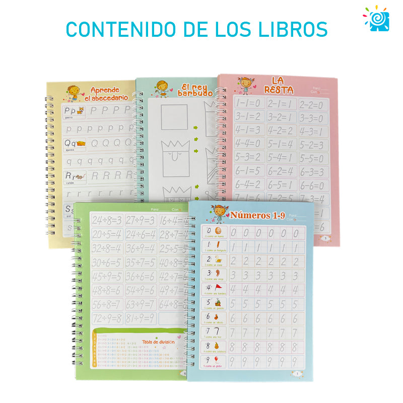 LUMIOS™ 5 LIBROS DE CALIGRAFÍA - [PROMOCIÓN DISPONIBLE SOLO HOY]