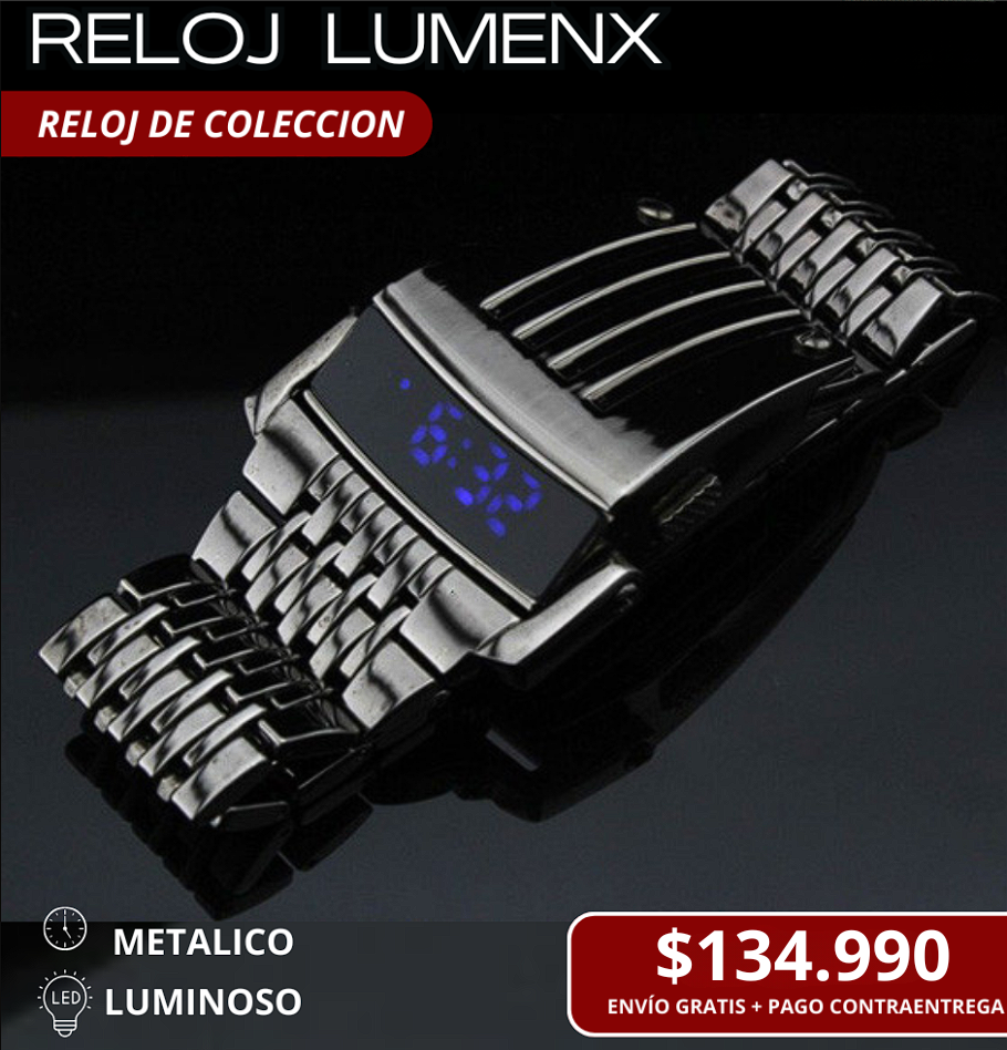 LumenX™ – El Reloj Que Eleva Tu Estilo Cada Día