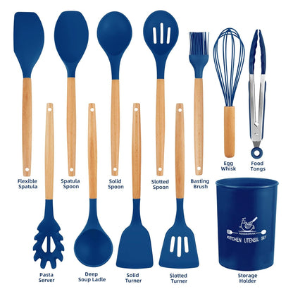 CocinaOn™ Set de 11 Utensilios de Cocina Alta Resistencia - [PROMOCIÓN DISPONIBLE SOLO HOY]