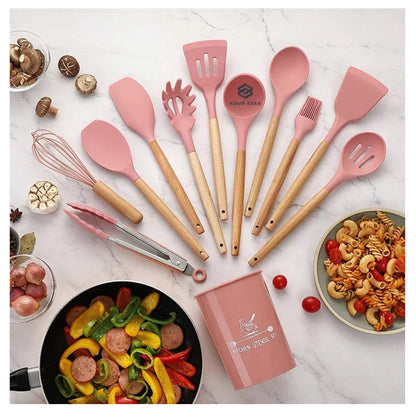CocinaOn™ Set de 11 Utensilios de Cocina Alta Resistencia - [PROMOCIÓN DISPONIBLE SOLO HOY]
