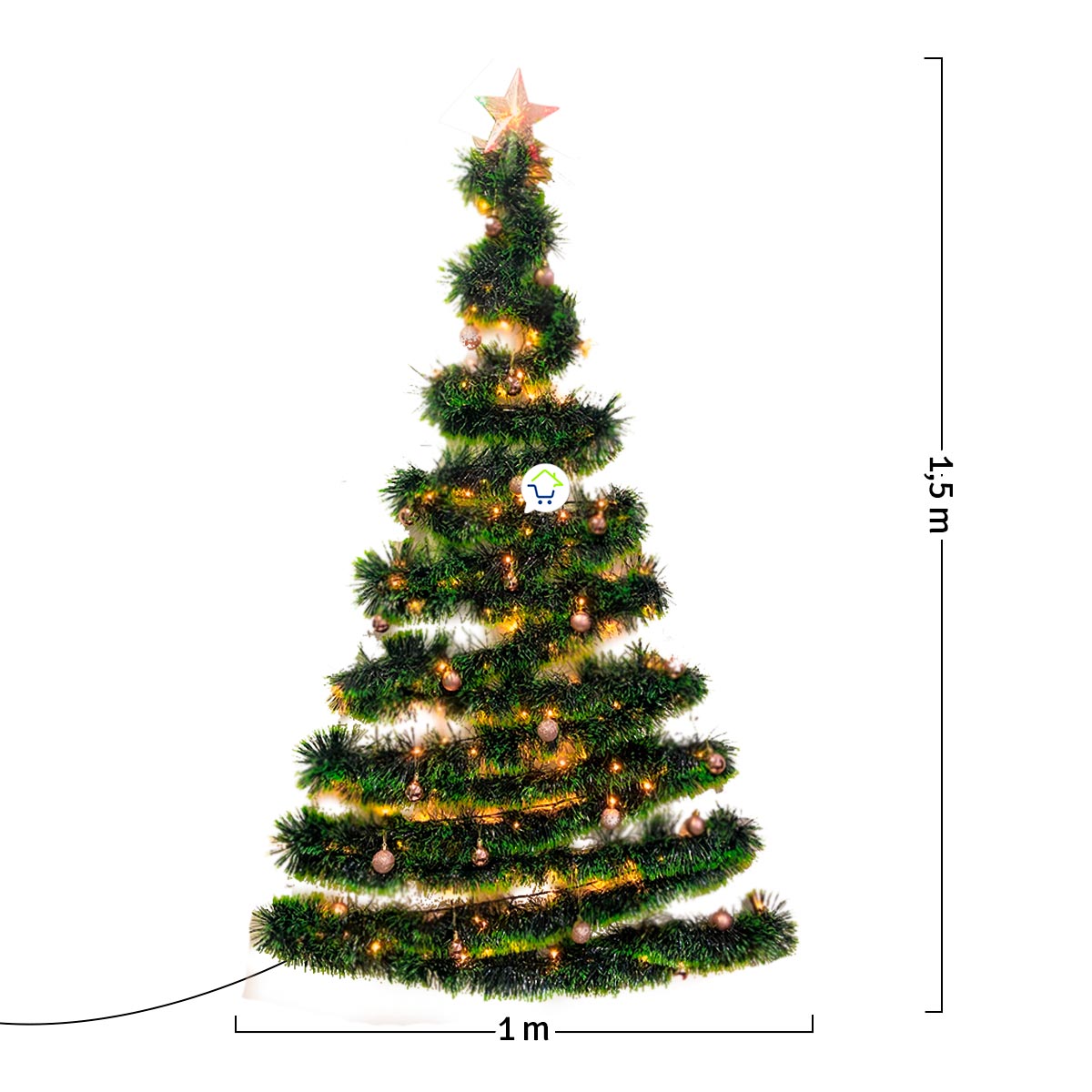 DecoFácil™ 🎅COMBO ÁRBOL NAVIDEÑO DE PARED🎄¡TE OBSEQUIAMOS LA DECORACIÓN COMPLETA!🎁 - [PROMOCIÓN DISPONIBLE SOLO HOY]