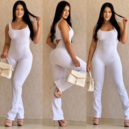 ModaOn™ Nuevo Enterizo Bota Recta Acampanado para Mujer 🎀 - [PROMOCIÓN DISPONIBLE SOLO HOY]