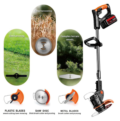 PowerTrim™ 360 –  Guadaña Multifuncional Con 2 Baterías y Kit de Corte Gratis - [PROMOCIÓN DISPONIBLE SOLO HOY]