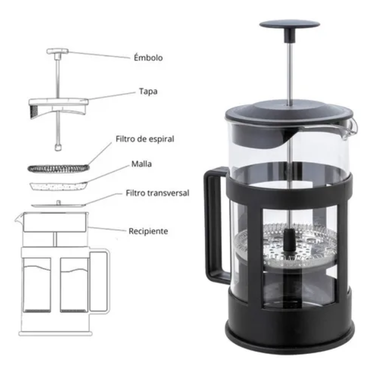 PressaCafé™ – Aroma intenso y preparación fácil