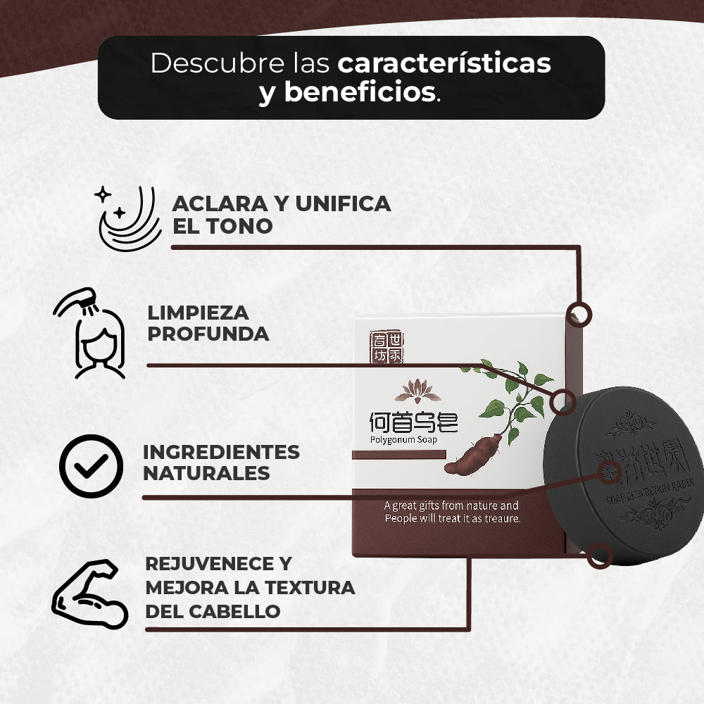 CanaBlock™ - Jabón negro anticanas con fórmula herbal