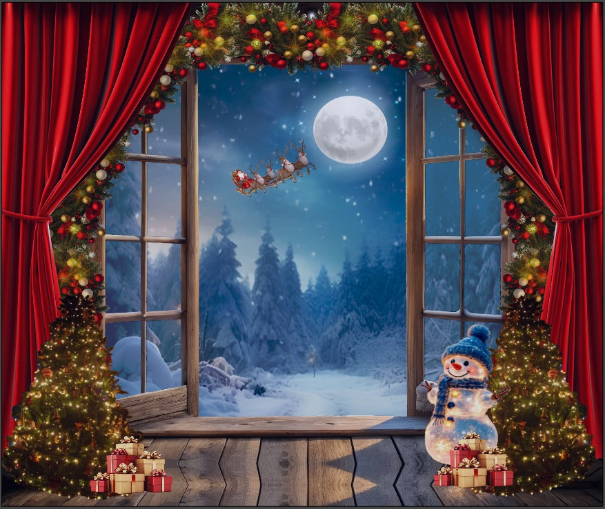 Fondos Navideños™ – Telón de Fondo Navideño Premium