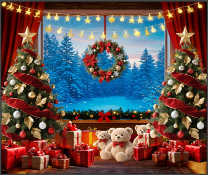 Fondos Navideños™ – Telón de Fondo Navideño Premium