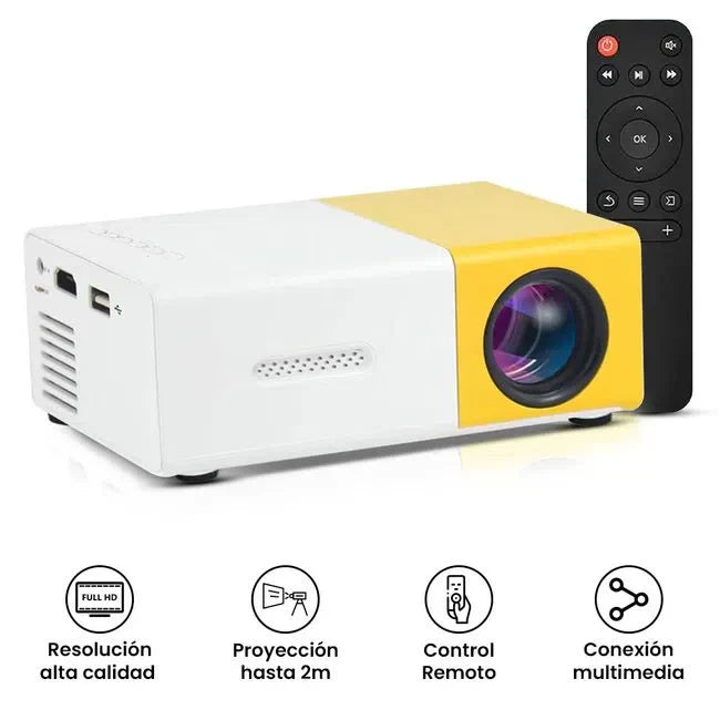 Mini Proyector LED Portatil - [PROMOCIÓN DISPONIBLE SOLO HOY]