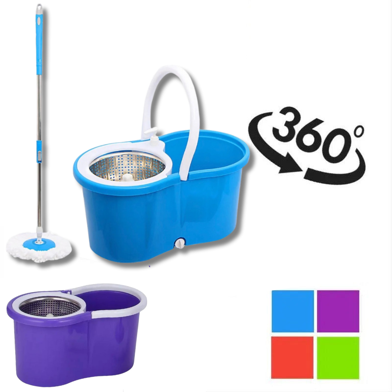 Trapero Giratorio Magico Con Balde 360° -  [PROMOCIÓN DISPONIBLE SOLO HOY]