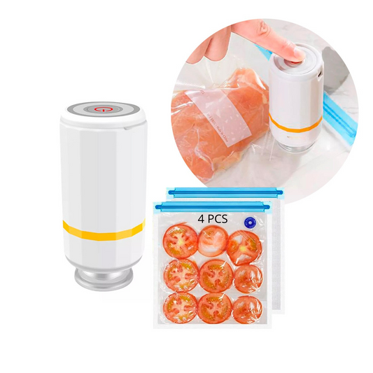 Fresh™ l Mini Selladora Al Vacio + BOLSAS DE REGALO!