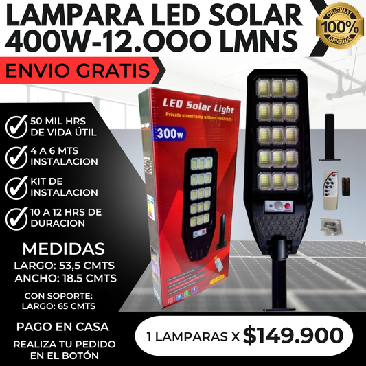 UltraLight™ - Potencia solar, luz sin límites ⚡