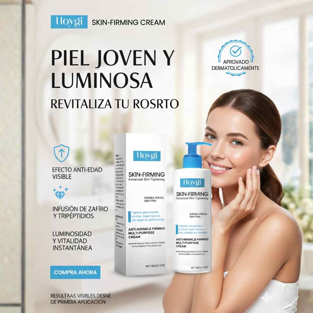 Crema Reafirmante HOYGI 100g – Efecto Lifting Sin Cirugía Ni Inyecciones