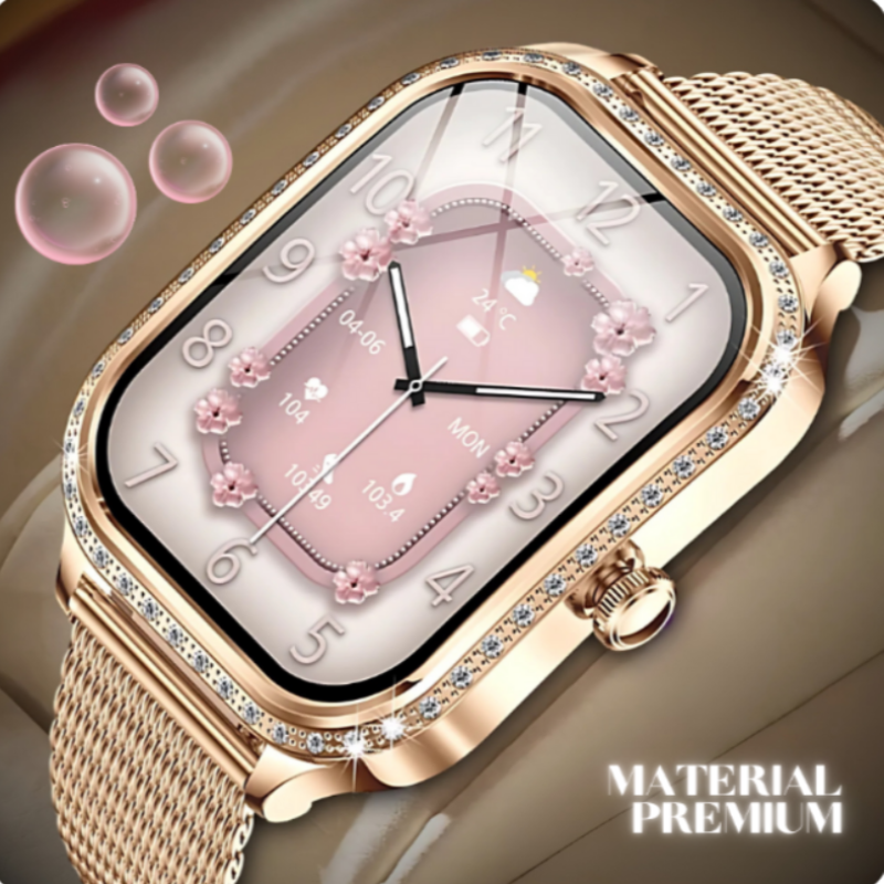 Smartwatch Mujer 'Rose Gold': Conectada, Saludable y Siempre Elegante