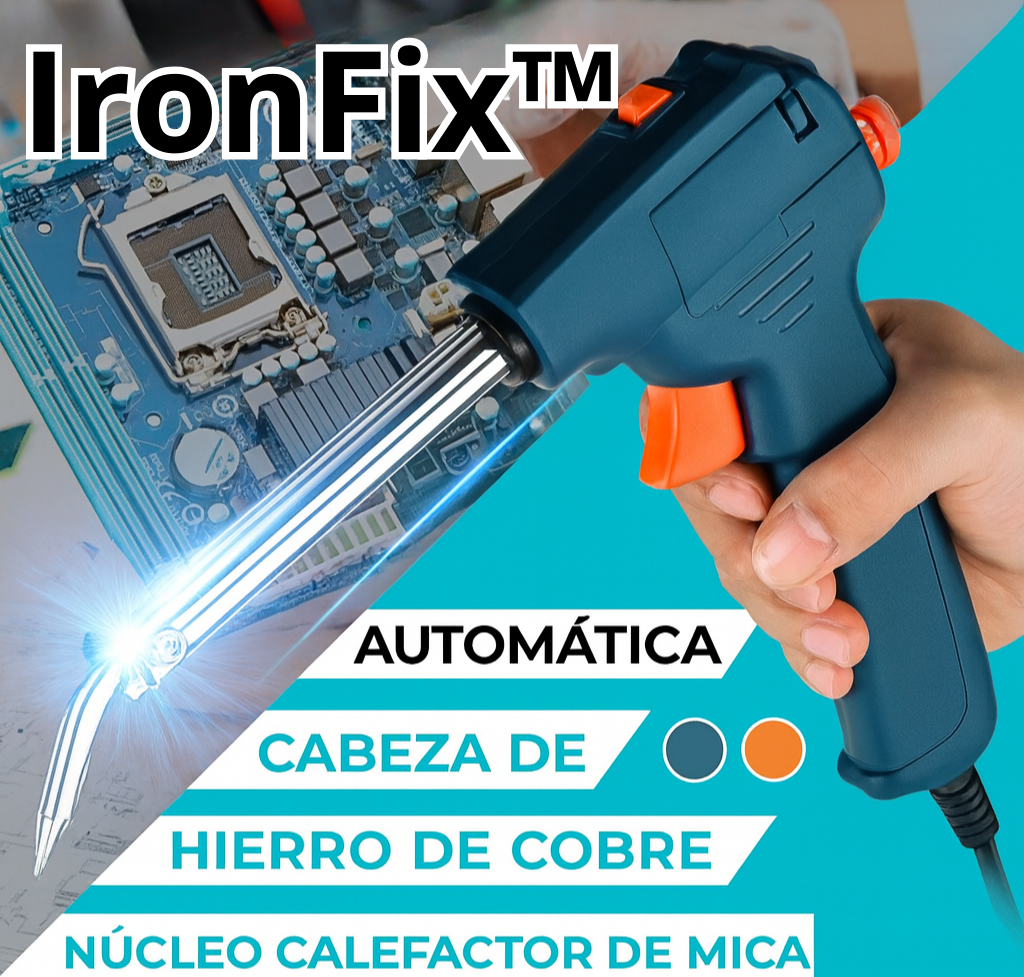 IronFix™ – Pistola De Soldar De Alto Rendimiento