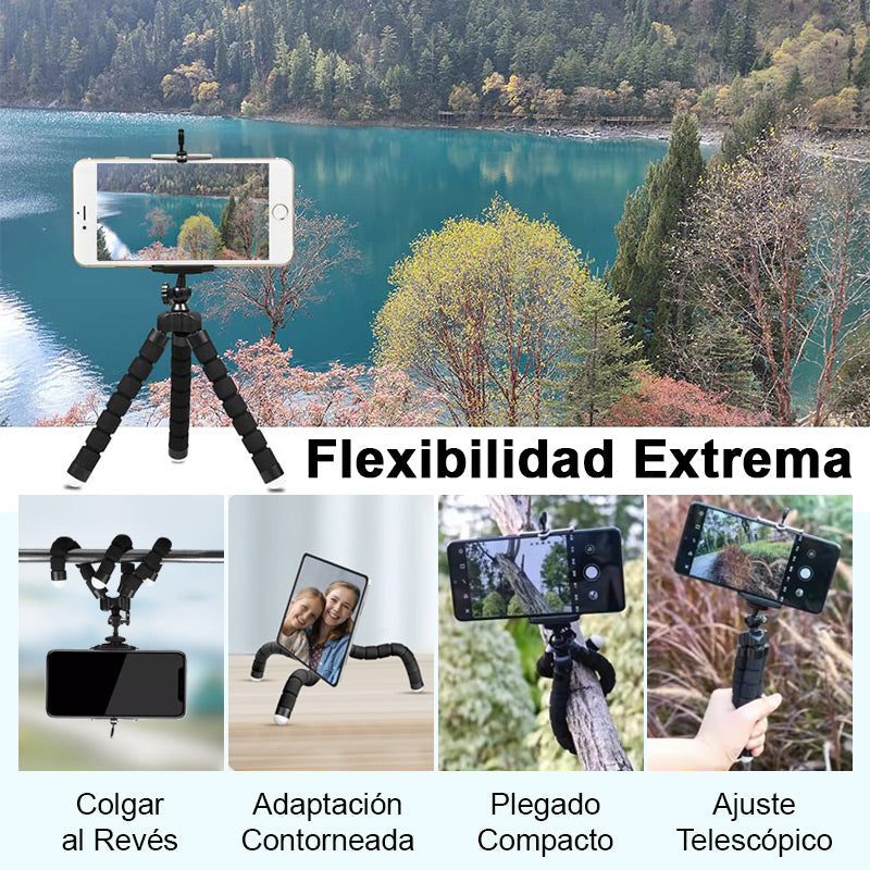 OctoFlex™ – Soporte Flexible y Antideslizante para Celular