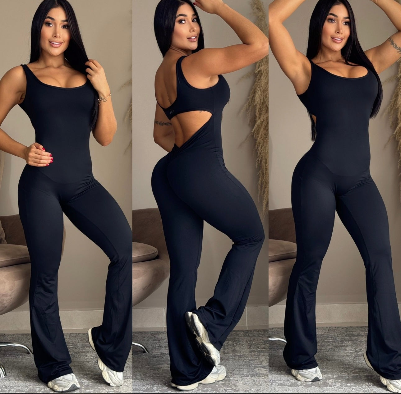 ModaOn™ Nuevo Enterizo Bota Recta Acampanado para Mujer 🎀 - [PROMOCIÓN DISPONIBLE SOLO HOY]