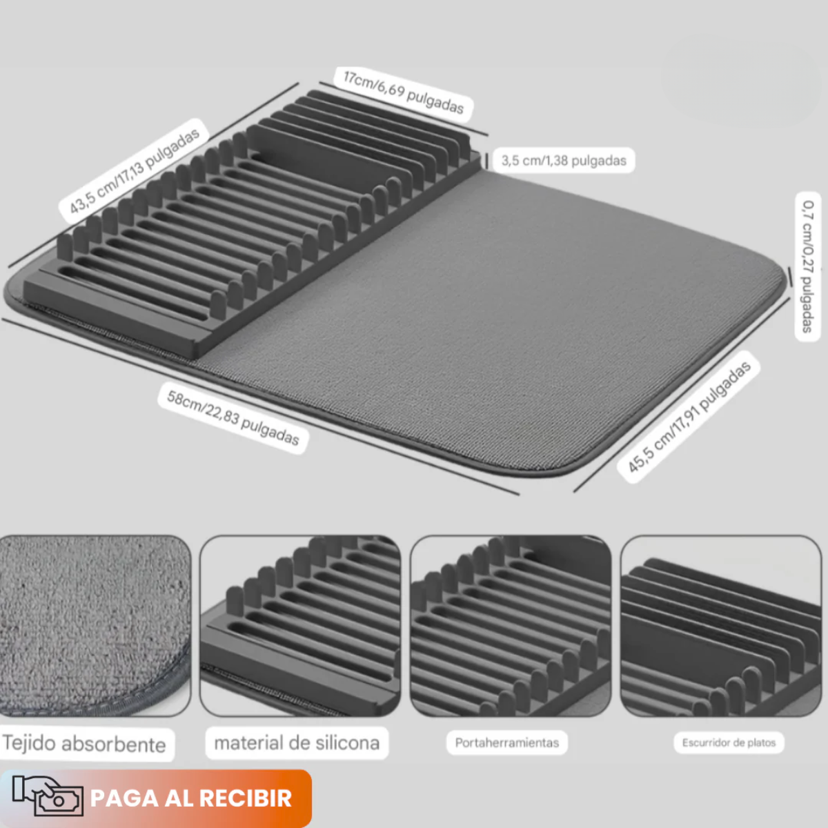 DryFold™ – Organización Inteligente, Encimera Siempre Seca