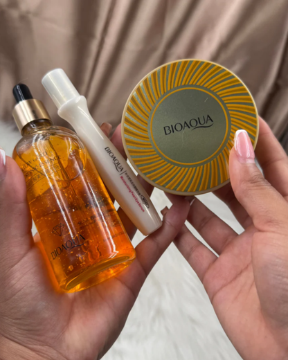 COMBO ANTI EDAD: PARCHES, SÉRUM DE ORO 24K Y CONTORNO