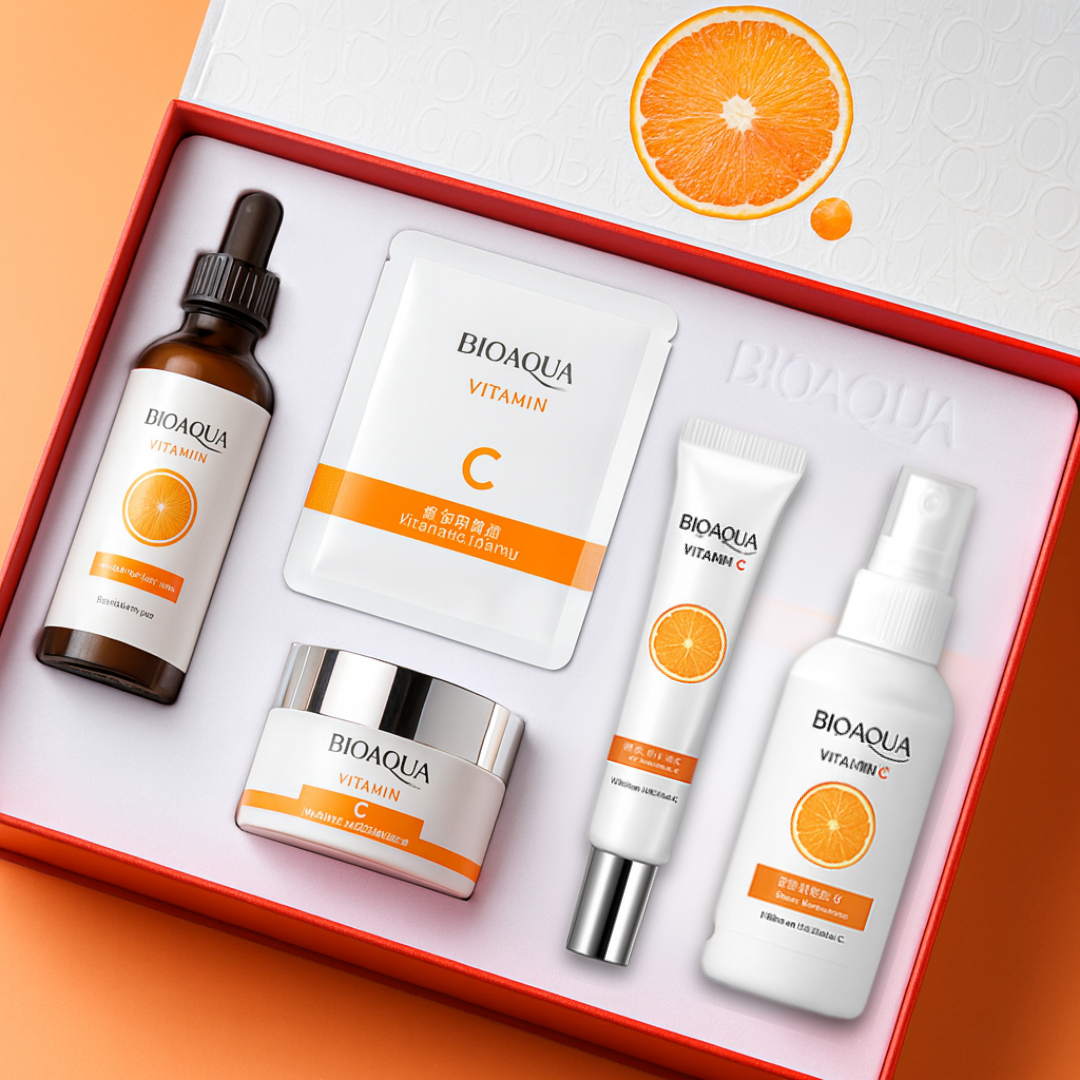 Kit Bioaqua Vitamina C – Tu Rutina Facial para una Piel Radiante