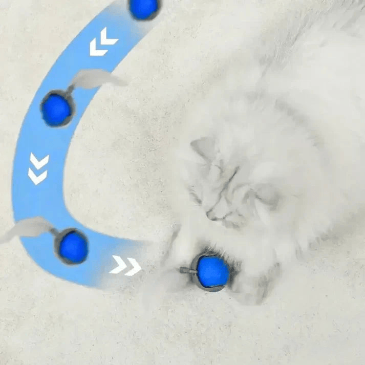 TailPlay™ 2.0 – Pelota Inteligente Con Cola Para Gatos