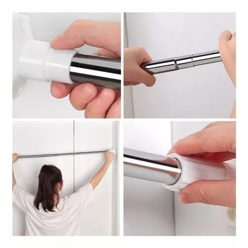 FlexiBar™ – Barra Plegable y Fácil de Instalar para Cortinas