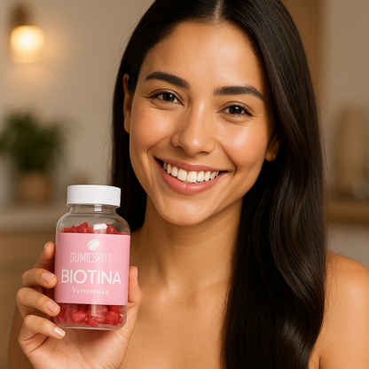 🌸 GUMIESKITS™ – GOMITAS PREMIUM COLÁGENO + BIOTINA + VITAMINA E  ✅COMPRA 1 LLEVA 2