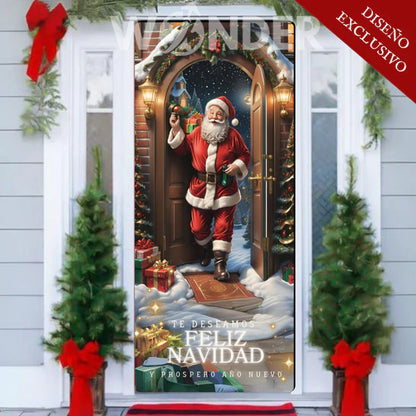 PuertaMágica™ FUNDA NAVIDEÑA PREMIUM PARA PUERTA - [PROMOCIÓN DISPONIBLE SOLO HOY]