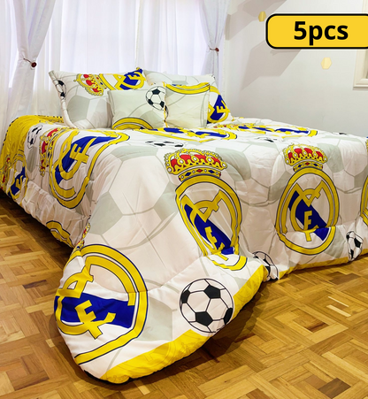 GolCama™ Kit de CubreCamas 5 Piezas Apoya a tu Equipo con Estilo! ⚽🏆 - [PROMOCIÓN DISPONIBLE SOLO HOY]