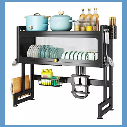 EscuOn™ Escurridor De Platos Con Almacenamiento - [PROMOCIÓN DISPONIBLE SOLO HOY]