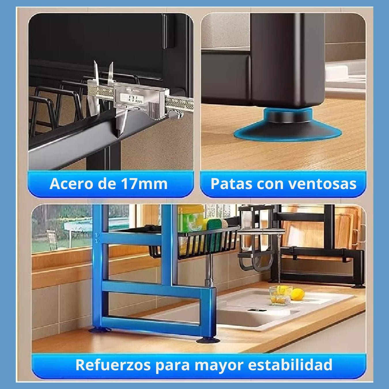 EscuOn™ Escurridor De Platos Con Almacenamiento - [PROMOCIÓN DISPONIBLE SOLO HOY]