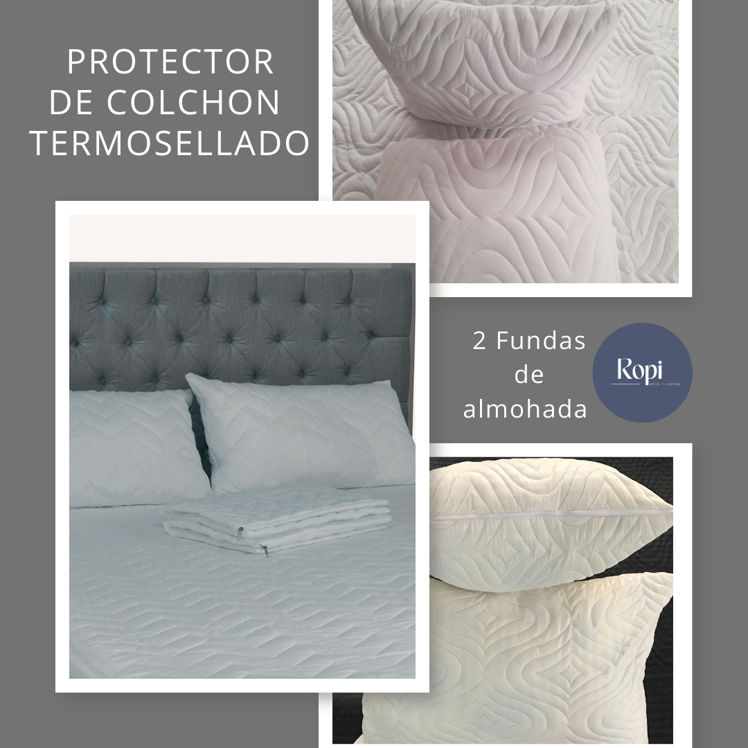 CalmaBed™ - Protector De Colchón + Fundas de almohadas - [PROMOCIÓN DISPONIBLE SOLO HOY]