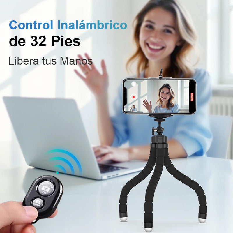OctoFlex™ – Soporte Flexible y Antideslizante para Celular