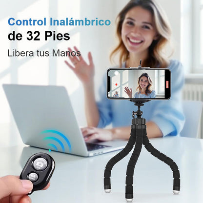 OctoFlex™ – Soporte Flexible y Antideslizante para Celular