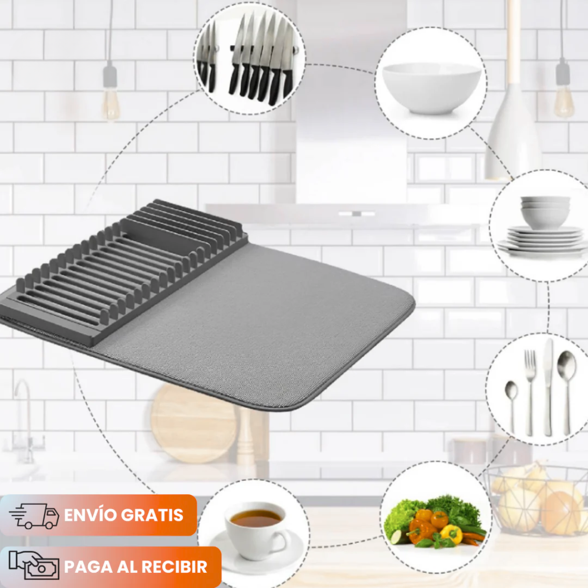 DryFold™ – Organización Inteligente, Encimera Siempre Seca