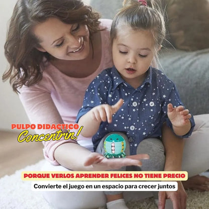 PulpoZen™ - Calma, enfoque y diversión en un solo juguete.