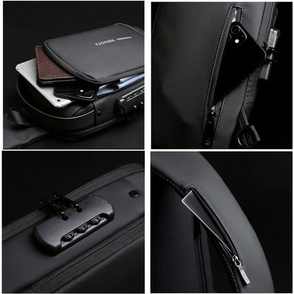 LockBag™ - Mochila Antirrobo con USB