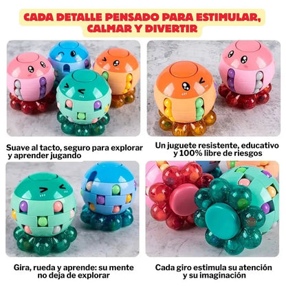 PulpoZen™ - Calma, enfoque y diversión en un solo juguete.