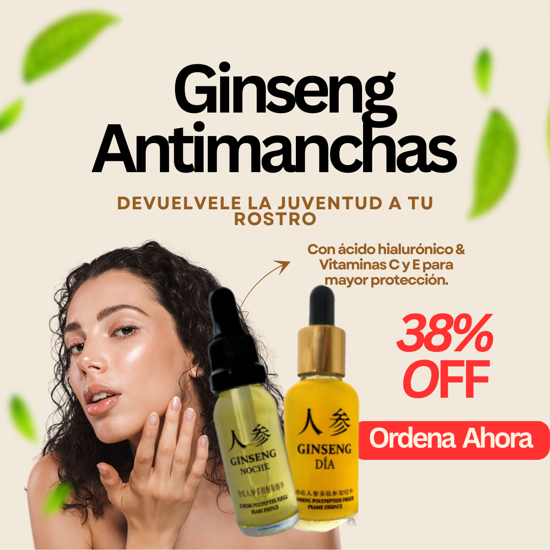 Ginseng™ | Sérum Anti-manchas Rejuvenecedor ✨ 2X1
