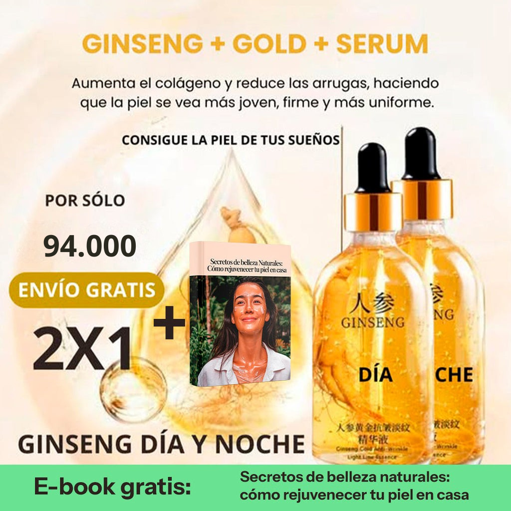 Ginseng™ | Sérum Rejuvenecedor Hidratante ✨ [Paga 1 y obtén 2]