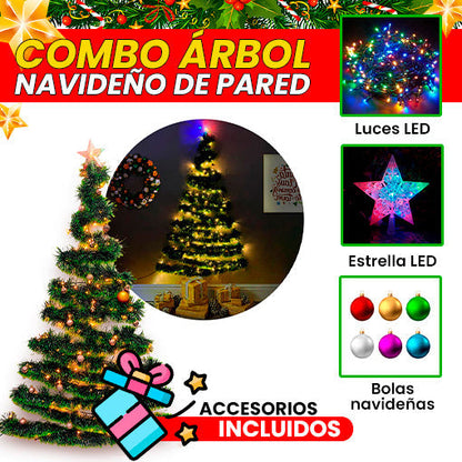 DecoFácil™ 🎅COMBO ÁRBOL NAVIDEÑO DE PARED🎄¡TE OBSEQUIAMOS LA DECORACIÓN COMPLETA!🎁 - [PROMOCIÓN DISPONIBLE SOLO HOY]