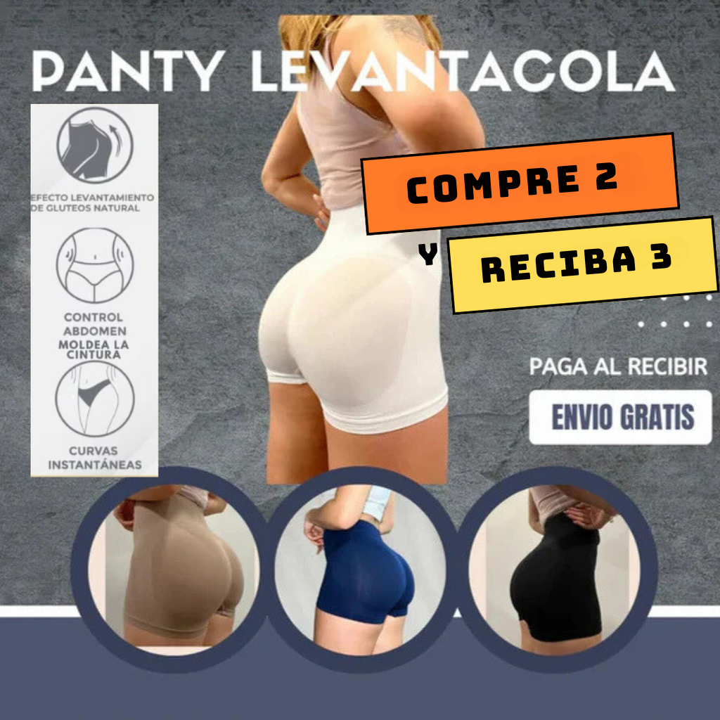 Promoción: Compre 2 y Reciba 3 unidades Panty LevantaCola con Faja - [PROMOCIÓN DISPONIBLE SOLO HOY]