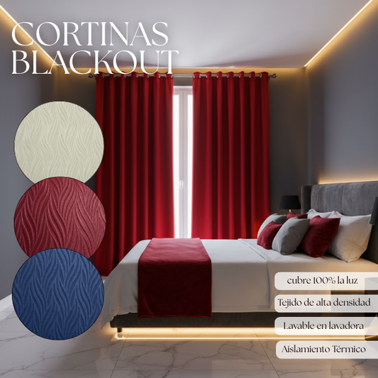 SombraLux™ | CORTINA PRESTIGE BLACKOUT CON VELO