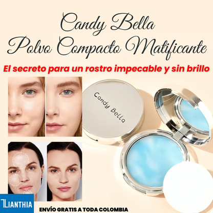 Candy Bella™ Polvo Compacto Matificante - [PROMOCIÓN DISPONIBLE SOLO HOY]