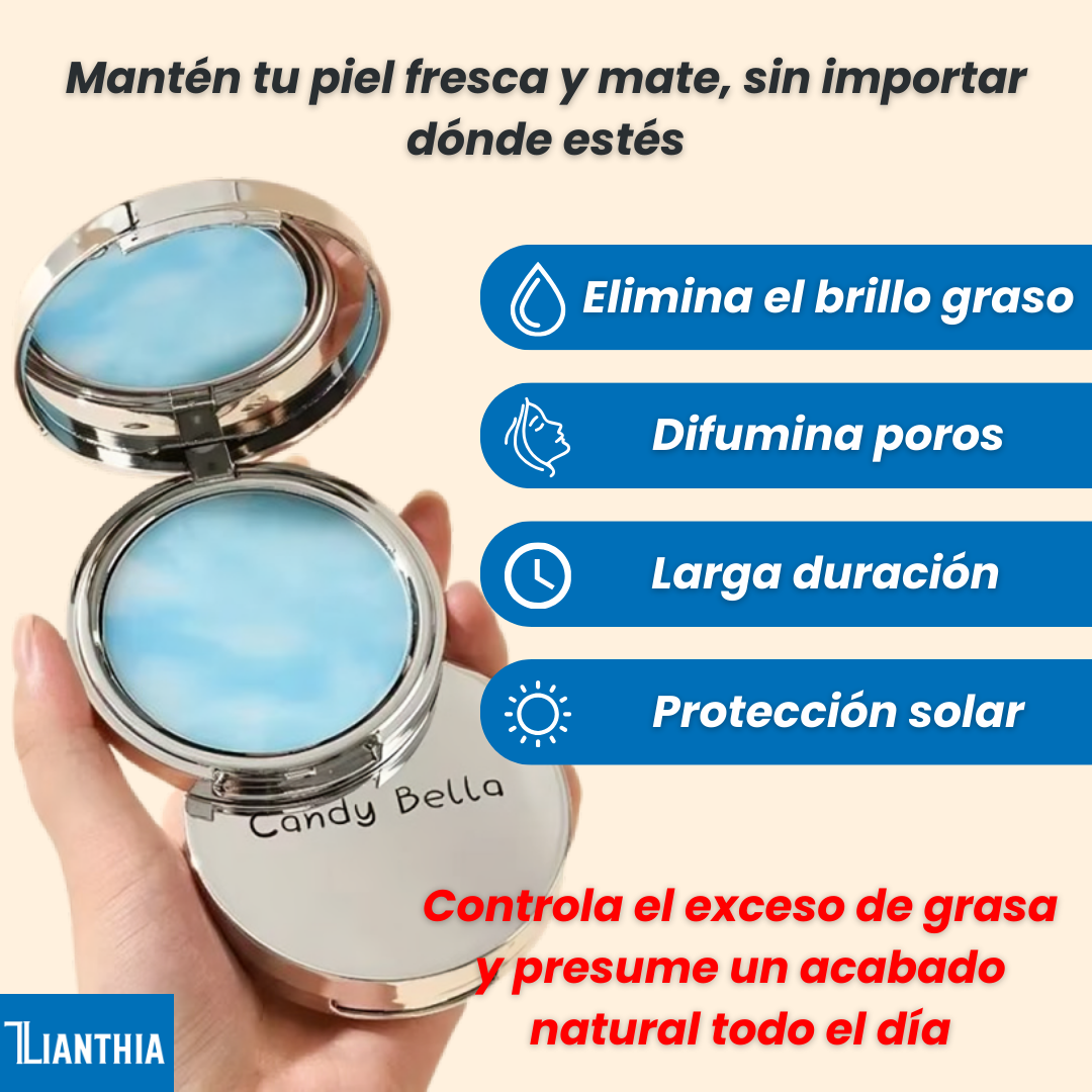 Candy Bella™ Polvo Compacto Matificante - [PROMOCIÓN DISPONIBLE SOLO HOY]