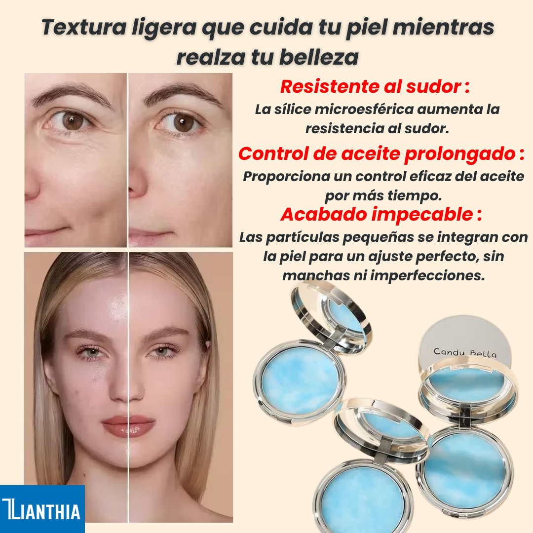 Candy Bella™ Polvo Compacto Matificante - [PROMOCIÓN DISPONIBLE SOLO HOY]