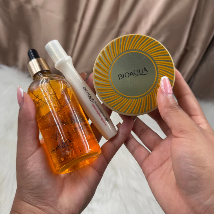 TripleLuz™ – Sérum + Contorno + Parches en un solo pack