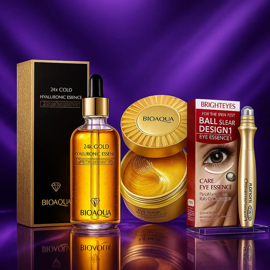 TripleLuz™ – Sérum + Contorno + Parches en un solo pack